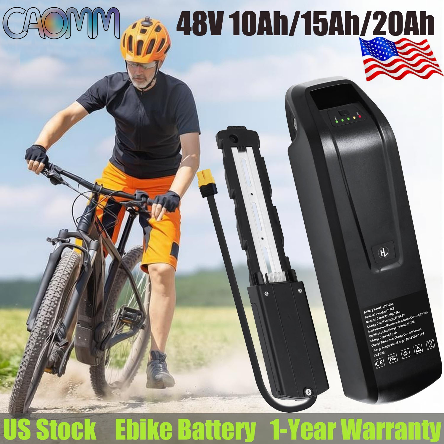 Ebike Battery 48V 20Ah Hailong - Литий-ионный аккумулятор Hailong 48 В для