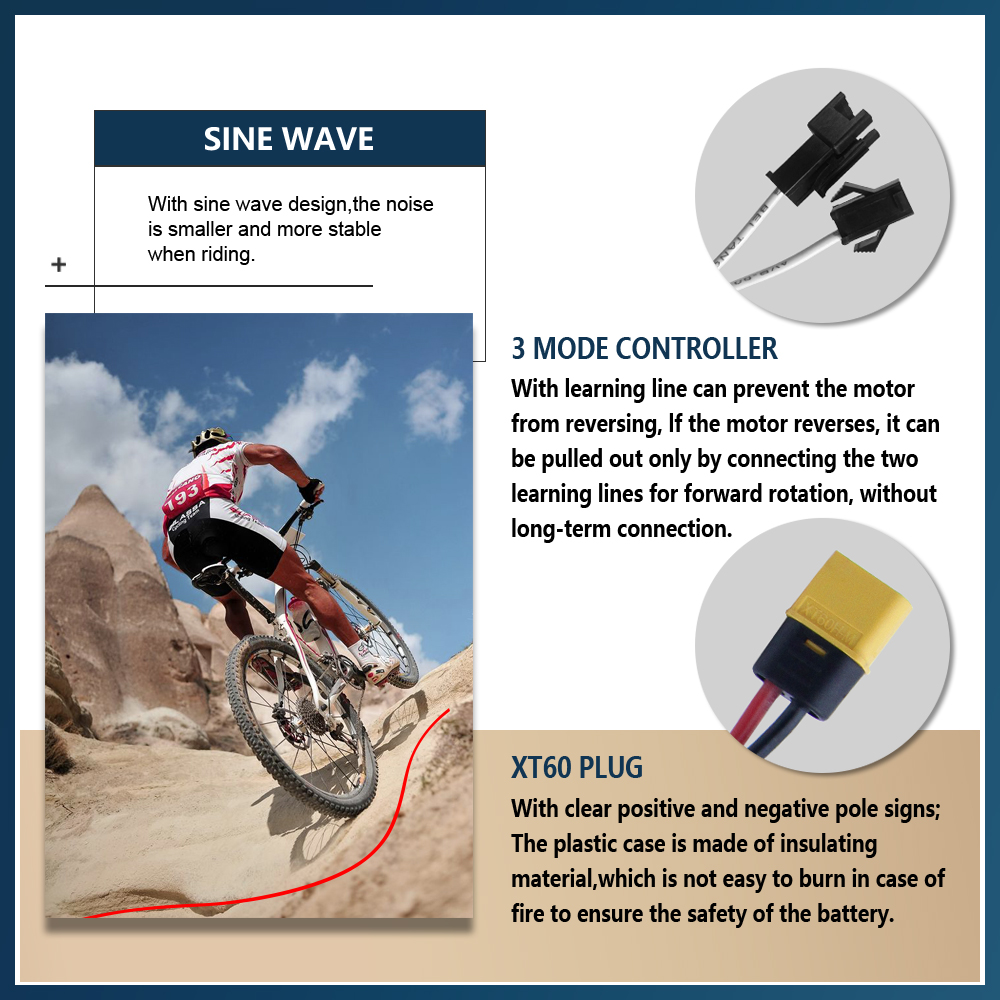 Контроллер Ebike 48 В/72 В, 3- – обзор и цена Ebike Conversion Kit 72V 3000W
